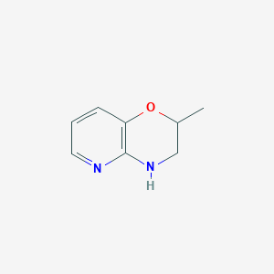 molecular formula C8H10N2O B2472861 2-methyl-3,4-dihydro-2H-pyrido[3,2-b][1,4]oxazine CAS No. 26323-62-6