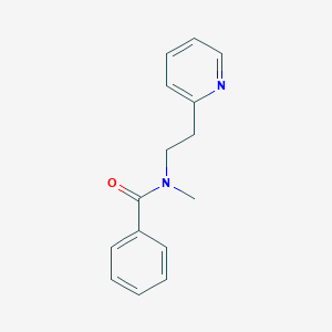 molecular formula C15H16N2O B247292 N-methyl-N-[2-(pyridin-2-yl)ethyl]benzamide 