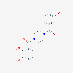 1-(2,3-Dimethoxybenzoyl)-4-(3-methoxybenzoyl)piperazine