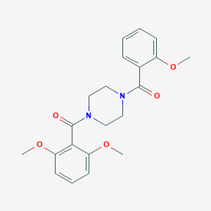 1-(2,6-Dimethoxybenzoyl)-4-(2-methoxybenzoyl)piperazine