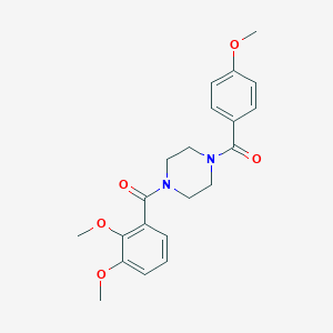 1-(2,3-Dimethoxybenzoyl)-4-(4-methoxybenzoyl)piperazine