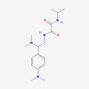 N1-(2-(dimethylamino)-2-(4-(dimethylamino)phenyl)ethyl)-N2-isopropyloxalamide