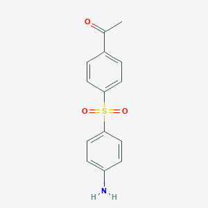 molecular formula C14H13NO3S B024730 4-[(4-Acetylphenyl)sulfonyl]aniline CAS No. 100866-99-7