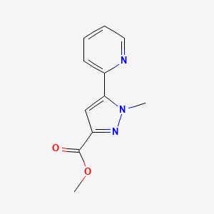 methyl 1-methyl-5-(pyridin-2-yl)-1H-pyrazole-3-carboxylate