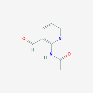 molecular formula C8H8N2O2 B2473008 N-(3-Formylpyridin-2-YL)acetamide CAS No. 54856-85-8