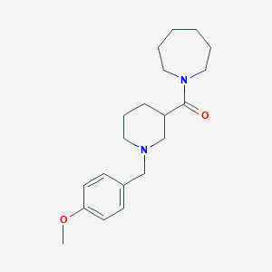 molecular formula C20H30N2O2 B247301 Azepan-1-yl[1-(4-methoxybenzyl)piperidin-3-yl]methanone CAS No. 4883-75-4