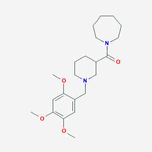 1-{[1-(2,4,5-Trimethoxybenzyl)-3-piperidinyl]carbonyl}azepane