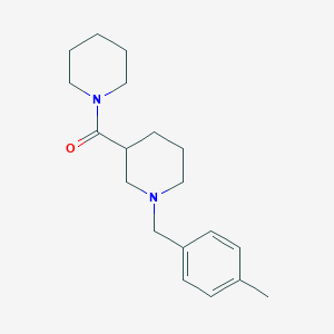 molecular formula C19H28N2O B247306 1-(4-Methylbenzyl)-3-(1-piperidinylcarbonyl)piperidine 