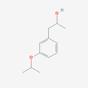 molecular formula C12H18O2 B2473070 1-(3-Isopropoxyphenyl)-2-propanol CAS No. 1198744-91-0