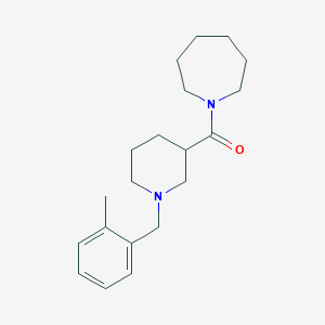 molecular formula C20H30N2O B247309 1-{[1-(2-Methylbenzyl)-3-piperidinyl]carbonyl}azepane 
