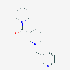 molecular formula C17H25N3O B247310 1-Piperidinyl-[1-(3-pyridinylmethyl)-3-piperidinyl]methanone 