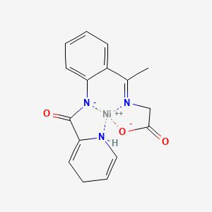 [N-[1-[2-(2-Pyridylcarboxamido)phenyl]ethylidene]glycinato]nickel