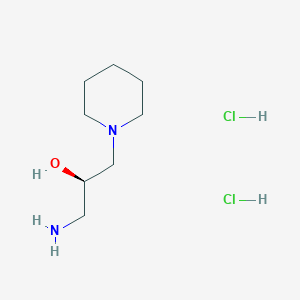 molecular formula C8H20Cl2N2O B2473109 (2R)-1-氨基-3-(哌啶-1-基)丙烷-2-醇二盐酸盐 CAS No. 1955474-09-5