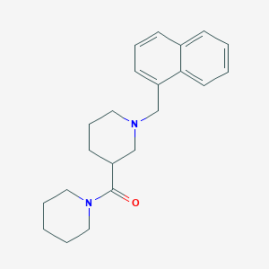 (1-Naphthalen-1-ylmethylpiperidin-3-yl)(piperidin-1-yl)methanone