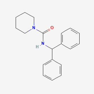 molecular formula C19H22N2O B2473114 N-二苯甲基哌啶-1-甲酰胺 CAS No. 15427-67-5