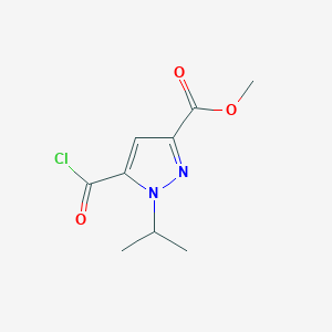 Methyl 5-(chlorocarbonyl)-1-isopropyl-1H-pyrazole-3-carboxylate