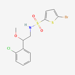 5-bromo-N-(2-(2-chlorophenyl)-2-methoxyethyl)thiophene-2-sulfonamide