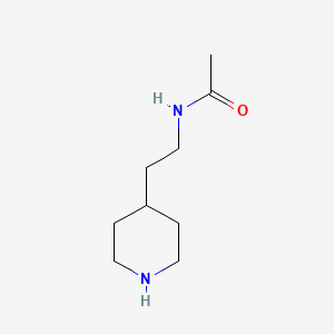 molecular formula C9H18N2O B2473172 N-(2-piperidin-4-ylethyl)acetamide CAS No. 70922-35-9