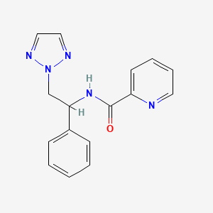 N-(1-phenyl-2-(2H-1,2,3-triazol-2-yl)ethyl)picolinamide