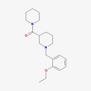 molecular formula C20H30N2O2 B247319 1-(2-Ethoxybenzyl)-3-(1-piperidinylcarbonyl)piperidine 