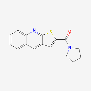 1-Pyrrolidinyl(thieno[2,3-b]quinolin-2-yl)methanone