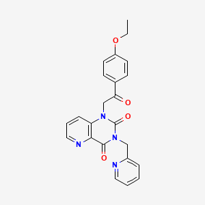 1-(2-(4-ethoxyphenyl)-2-oxoethyl)-3-(pyridin-2-ylmethyl)pyrido[3,2-d]pyrimidine-2,4(1H,3H)-dione