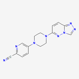 5-[4-([1,2,4]Triazolo[4,3-b]pyridazin-6-yl)piperazin-1-yl]pyridine-2-carbonitrile