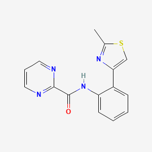 N-(2-(2-methylthiazol-4-yl)phenyl)pyrimidine-2-carboxamide