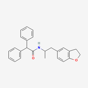 N-(1-(2,3-dihydrobenzofuran-5-yl)propan-2-yl)-2,2-diphenylacetamide