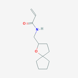 N-({1-oxaspiro[4.4]nonan-2-yl}methyl)prop-2-enamide