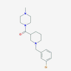 1-{[1-(3-Bromobenzyl)-3-piperidinyl]carbonyl}-4-methylpiperazine