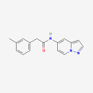 N-(pyrazolo[1,5-a]pyridin-5-yl)-2-(m-tolyl)acetamide