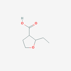 molecular formula C7H12O3 B2473317 2-乙氧基环氧丙烷-3-羧酸 CAS No. 153756-61-7