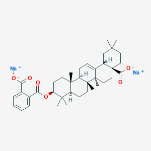 molecular formula C38H50Na2O6 B2473318 齐墩果酸半邻苯二甲酸二钠盐 CAS No. 168770-31-8