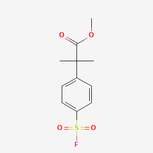 Methyl 2-(4-fluorosulfonylphenyl)-2-methylpropanoate
