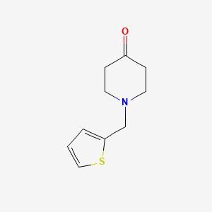 molecular formula C10H13NOS B2473373 1-(Thiophen-2-ylmethyl)piperidin-4-one CAS No. 41661-54-5