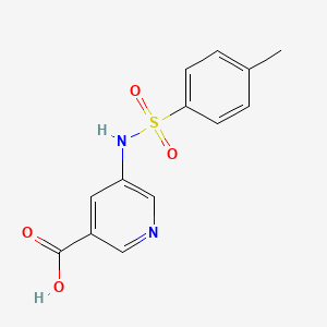 molecular formula C13H12N2O4S B2473380 5-[(4-甲苯磺酰氨基)吡啶-3-羧酸 CAS No. 627489-26-3