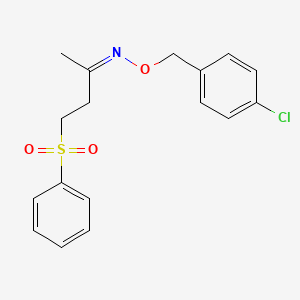 4-(phenylsulfonyl)-2-butanone O-(4-chlorobenzyl)oxime