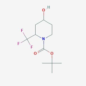 Tert-butyl 4-hydroxy-2-(trifluoromethyl)piperidine-1-carboxylate