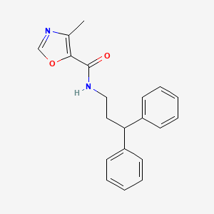 N-(3,3-diphenylpropyl)-4-methyloxazole-5-carboxamide