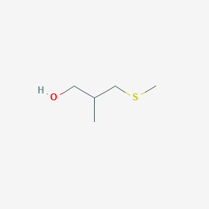 molecular formula C5H12OS B2473428 2-Methyl-3-(methylsulfanyl)propan-1-ol CAS No. 476301-86-7