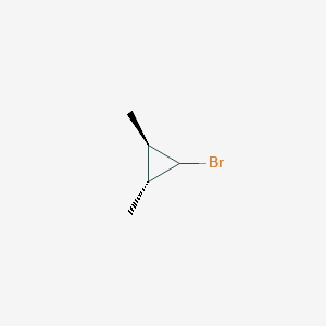 molecular formula C5H9Br B2473438 (2R,3R)-1-bromo-2,3-dimethylcyclopropane CAS No. 24870-15-3