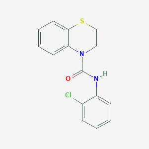 N-(2-chlorophenyl)-2,3-dihydro-4H-1,4-benzothiazine-4-carboxamide