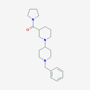 molecular formula C22H33N3O B247355 1'-Benzyl-3-(1-pyrrolidinylcarbonyl)-1,4'-bipiperidine 