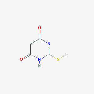 molecular formula C5H6N2O2S B2473555 2-(methylthio)pyrimidine-4,6(1H,5H)-dione CAS No. 1979-98-2; 29639-68-7