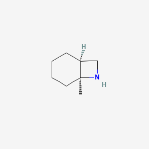 molecular formula C8H15N B2473570 (1S,6S)-6-Methyl-7-azabicyclo[4.2.0]octane CAS No. 2059910-02-8