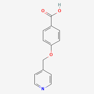 molecular formula C13H11NO3 B2473608 4-(吡啶-4-基甲氧基)苯甲酸 CAS No. 923216-85-7