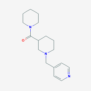 3-(1-Piperidinylcarbonyl)-1-(4-pyridinylmethyl)piperidine