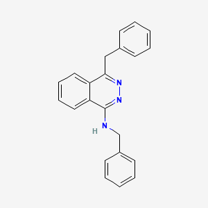 molecular formula C22H19N3 B2473694 N,4-dibenzyl-1-phthalazinamine CAS No. 338404-02-7