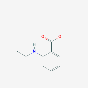 molecular formula C13H19NO2 B2473721 2-(Ethylamino)benzoic acid tert-butyl ester CAS No. 2248298-02-2
